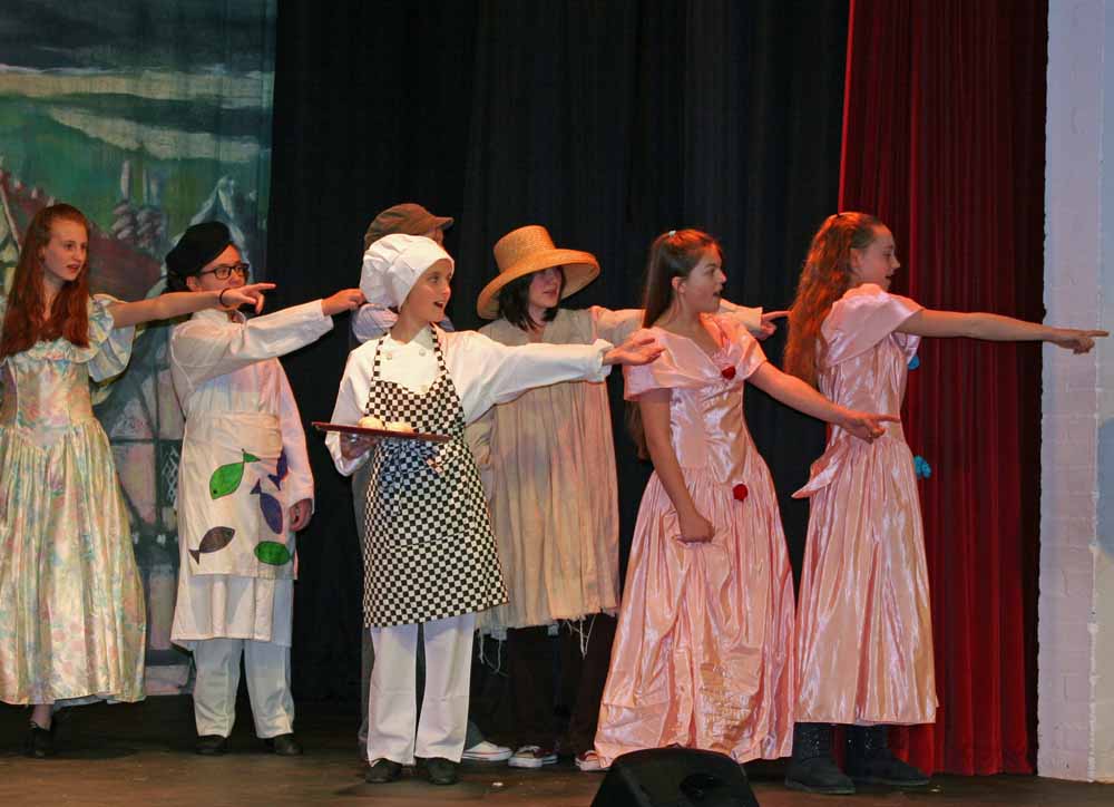 Year 8 Production of Beauty and The Beast, February 2015